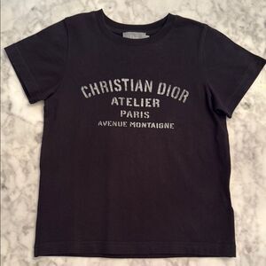 Dior Kids Black Atelier Capsule Collection T-Shirt 6Y